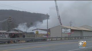 Crews Battle Fire At Washington Co. Lumber Company