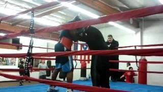 Brandon sparring " Super Heavyweight"