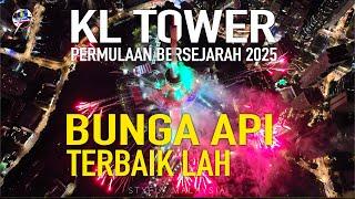 KL TOWER FIREWORKS ROCKS! WELCOME 2025 - in HDR