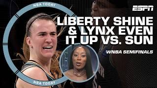 WNBA SEMIFINALS HEATING UP! Sabrina Ionescu SHINES + Lynx EVEN IT UP! | NBA Today