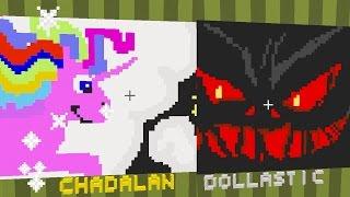 Minecraft / Dream Vs. Nightmare Pixel Painters / Dollastic Plays / Radiojh Games