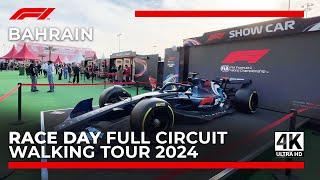 FINAL F1 RACE DAY 2024 | 4K WALKING TOUR BAHRAIN GRAND PRIX