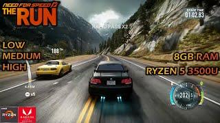 NFS THE RUN AFTER 12 YEARS ON RYZEN 5 3500U | 8GB RAM | VEGA 8