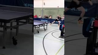 Fabi on Fire mit spektakulärem Rückhandgegentopspin parallel aus der Halbdistanz!  #backhand