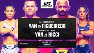 UFC MACAU LIVE YAN VS FIGUEIREDO LIVESTREAM & FULL FIGHT NIGHT COMPANION