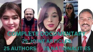 Complete Documentary - 25 Joint Articles with 25 Authors from 25 Nationalities