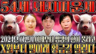 [2024년 대박나는 54세 돼지띠운세] 하늘과 조상에서 도와 말년에 대박나는 54세 돼지띠운세?! 1971년생 54세 돼지띠운세