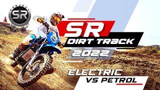 Electric Motorcycle vs Petrol Race, First time in India-SR Dirt Track at Project SR Playground