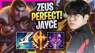 ZEUS PERFECT GAME WITH JAYCE! - HLE Zeus Plays Jayce TOP vs Akali! | Season 2024