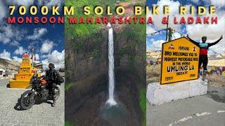 Monsoon Maharastra & Ladakh 2024 trailer | Solo 7K KM Ride started  #tamil