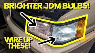 MORE Light from AE86 Levin! JDM Light Bulbs and Corner lights?! - 4k - Project Creampuff Restomod