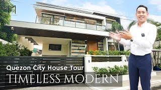 House Tour QC42 • I've Waited a Year to Tour this House • TIMELESS Modern Quezon City House for Sale