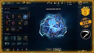 50x Arcane 2024 Orbs (Worlds 2024 Mega Orb Bundle) opening - League Of Legends