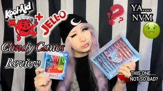 Koolaid & Jello Candy Cane Review!....