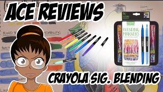 AceLayer Reviews: ALCOHOL BRUSH MARKERS - Crayola Blending ft. Koro-sensei (Assassination Classroom)