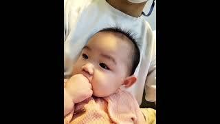 병원에서 의사쌤 기다리면서 (170일) : Haesol is waiting for a doctor (170 day old)