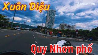 Xuan Dieu street. Ngo May street. Quy Nhon city