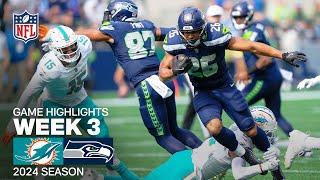 Miami Dolphins vs. Seattle Seahawks | 2024 Week 3 Game Highlights