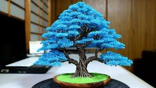 Making Bonsai Wire Trees, Blue Color