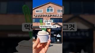 강릉가면 꼭 먹어야할 음식 #순두부젤라또