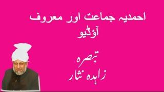 Zahida Nisar's comment on famous audio