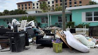 Clearwater Beach, Florida Hurricane Helene Aftermath