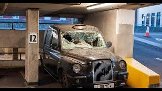 The East London car park that's becoming a graveyard for abandoned taxis