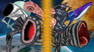 SEA EATER : Size comparison and Compilation Videos