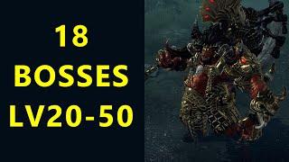 18 BOSSES in Lost Ark - LV20-50