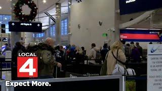 Winter weather causing flight delays