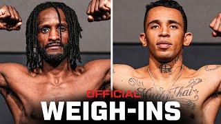 Magny vs Prates Fighter Weigh-Ins | UFC Vegas 100