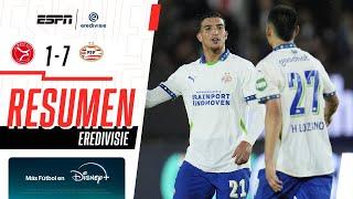 Resumen I Almere City 1-7 PSV Eindhoven I Eredivisie I Goleada con aporte del #Chucky Lozano