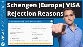 Top 12 Reasons for Schengen Visa Rejection and Refusal of Europe Visa