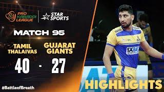 #TamilThalaivas dominate #GujaratGiants! | #ProKabaddiOnStar HIGHLIGHTS