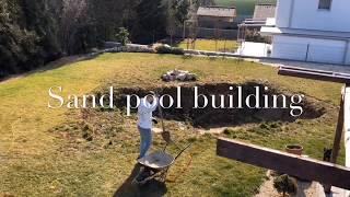 Beach pool building