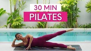 30 MIN PILATES WORKOUT || Classical Mat Pilates Inspired (No Equipment)