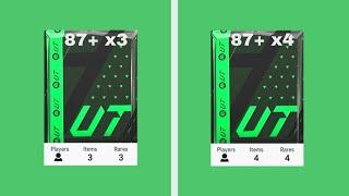 87+ x3 Pack & 87+ x4 Pack - EAFC 24 Ultimate Team