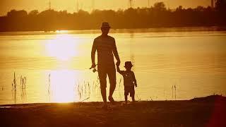 Strolling Along the Strand with Dad