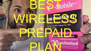 Best Prepaid Wireless (with 5GB 4G) Plan - TMobile - $30!