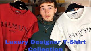 Luxury Designer T-Shirt Collection! Balmain, moschino couture, and more!