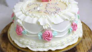 Trending Vintage Cake Design/Cake Decorating #cake #shortsfeed #viral #cakevideos