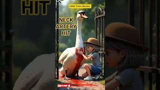 GRAPHIC SWAN NECK INJURY! Vet Said It Would DIE (Yuka's Miracle Save) 🩸 #shorts