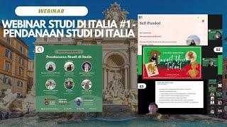 Webinar Studi di Italia #1 - Pendanaan Studi di Italia (S1, S2, & S3)