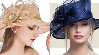 Royal wedding hats designs | Church hats | Summer beach hat designs