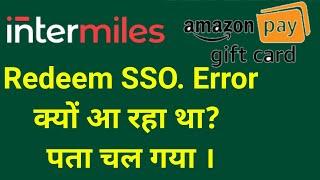 Intermiles Error का पता चल गया । Intermiles Redeem Problem Solve some time | Intermiles