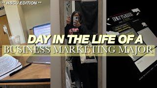 DAY IN THE LIFE OF A HBCU BUSINESS MARKETING MAJOR! | Nyla Symone