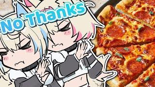 Fuwawa Doesn't Like Pizza