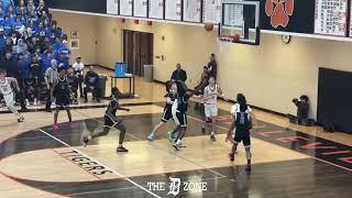 Ann Arbor Huron 2025 G Macari Moore (Iowa State commit) scores a floater vs. Ypsilanti Lincoln