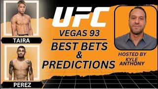 UFC Vegas 93 Predictions, Fight Card and Best Bets | Alex Perez vs Tatsuro Taira and More!