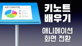 애플 키노트 배우기 - 애니메이션 - 화면 전환 효과